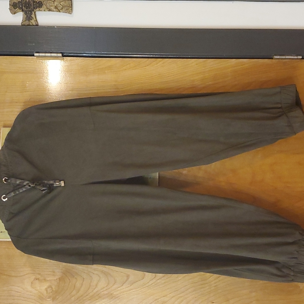 Eloquii Olive sueded pants, 22/24